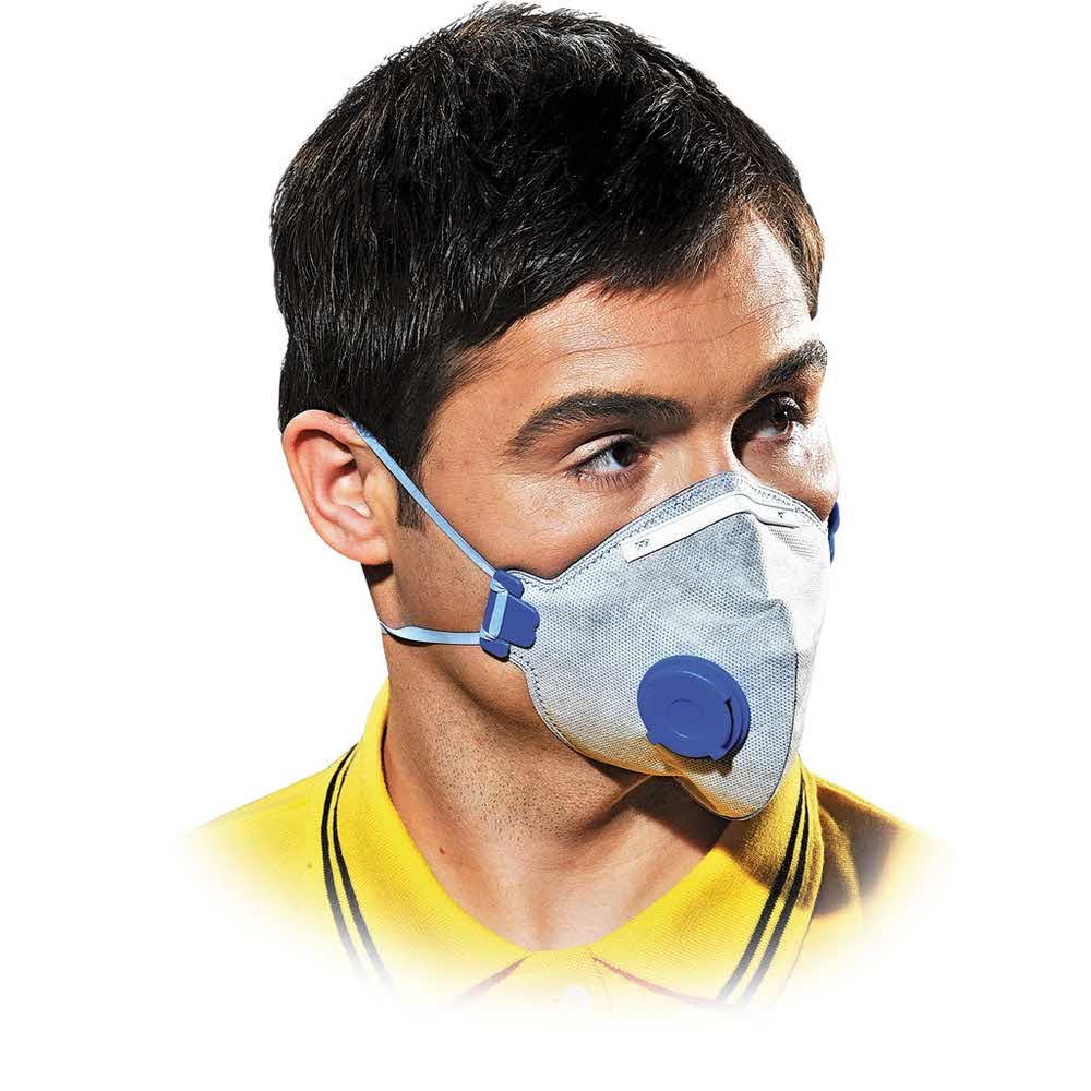 artykuły BHP 2 alibiuro.pl PÓŁMASKA OCHRONNA MAS S FFP2CV 16