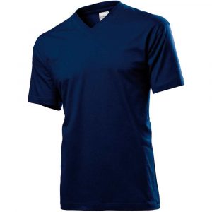 artykuły BHP 2 alibiuro.pl T SHIRT MĘSKI V NECK SST2300_BLMM 85