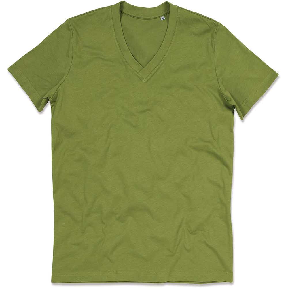 artykuły BHP 2 alibiuro.pl T SHIRT MĘSKI V NECK SST9210_EGRS 48