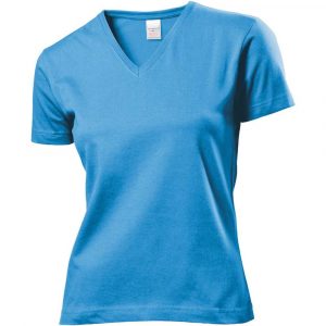 artykuły BHP 2 alibiuro.pl T SHIRT V NECK DAMSKI SST2700_LBLM 29