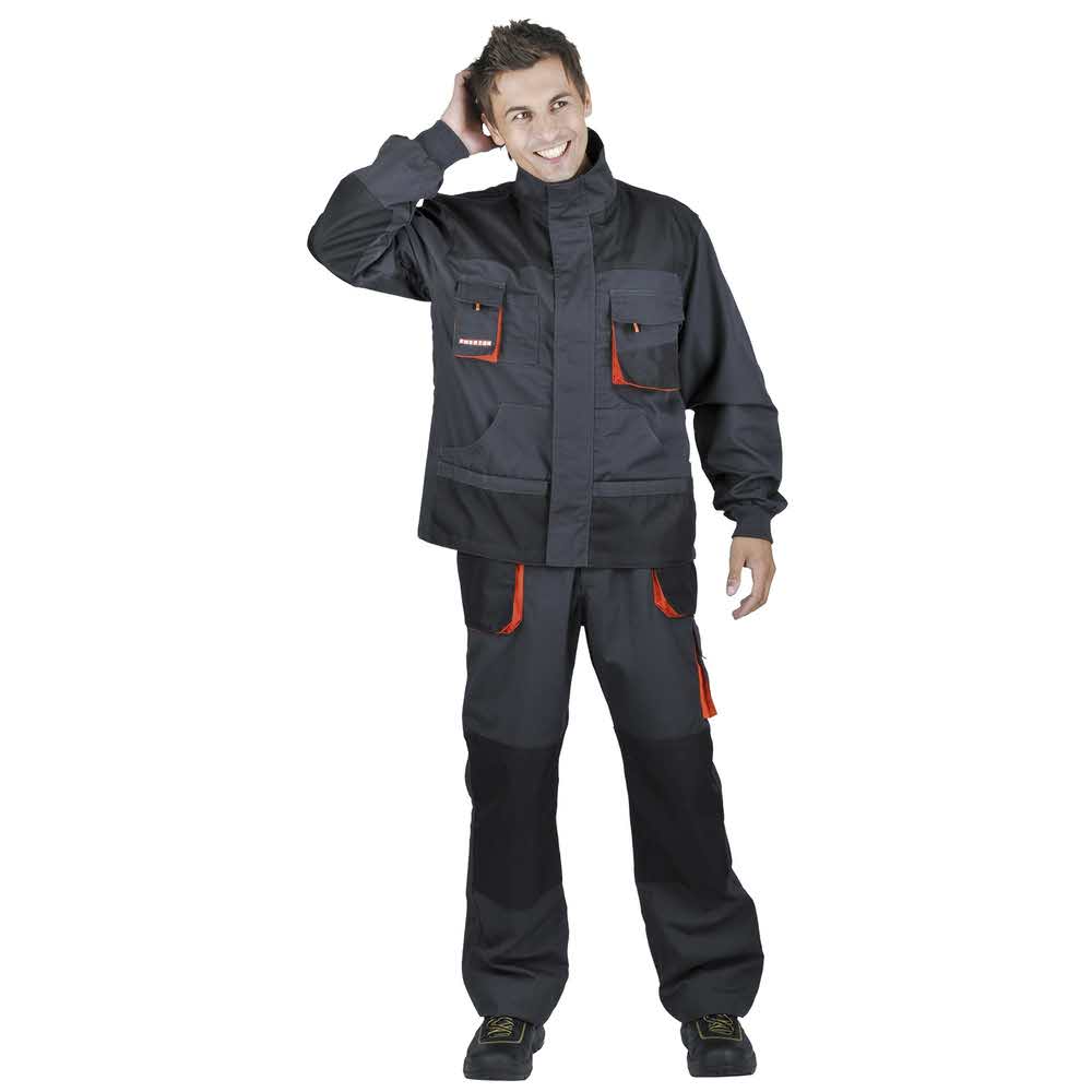 artykuły BHP 4 alibiuro.pl Kurtka Emerton bawełna poliester rozm. 58 antracytowo pomarańczowa 7