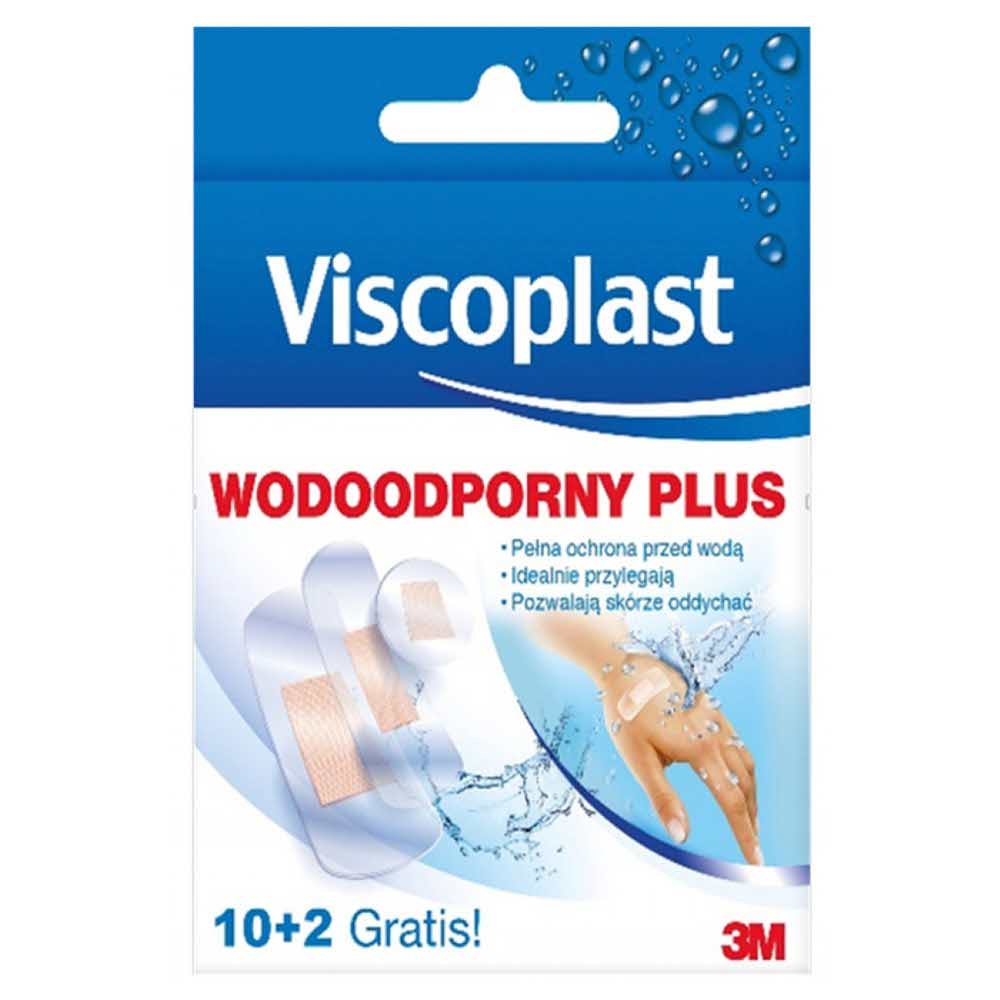 artykuły BHP 4 alibiuro.pl Plaster wodoodporny VISCOPLAST Plus 10szt. 2szt.GRATIS 36