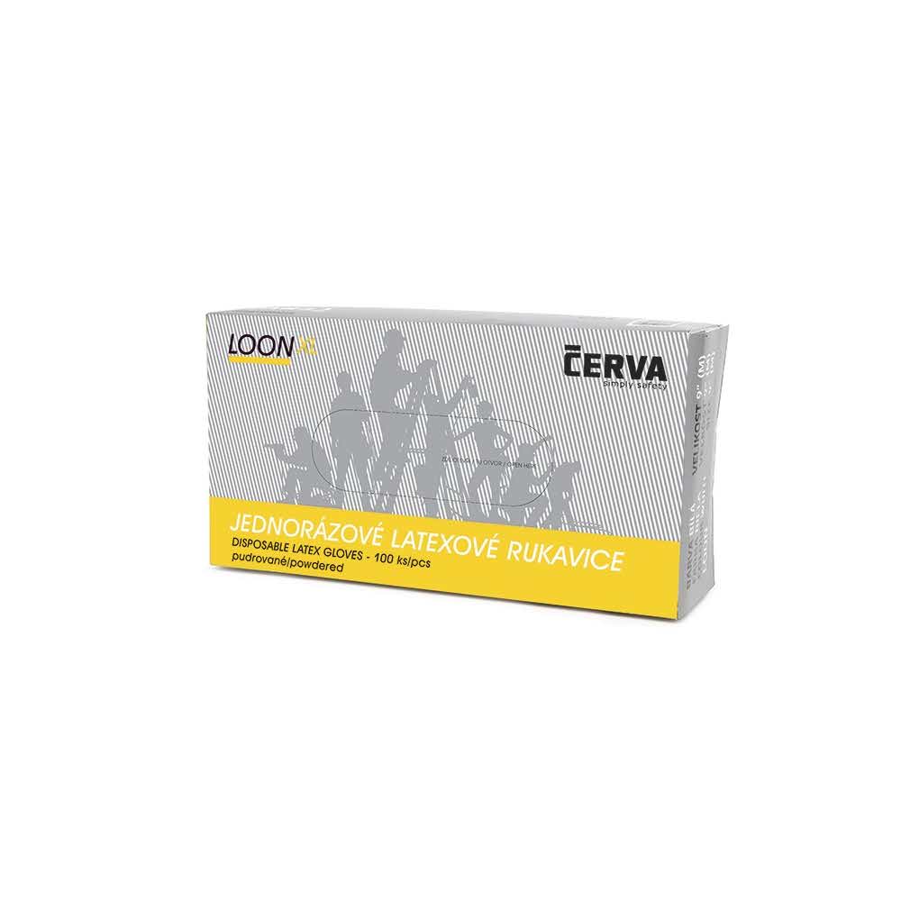 artykuły BHP 4 alibiuro.pl Rękawice Loon jednorazowe lateks pudr. rozm. 10 biały 100szt. 49