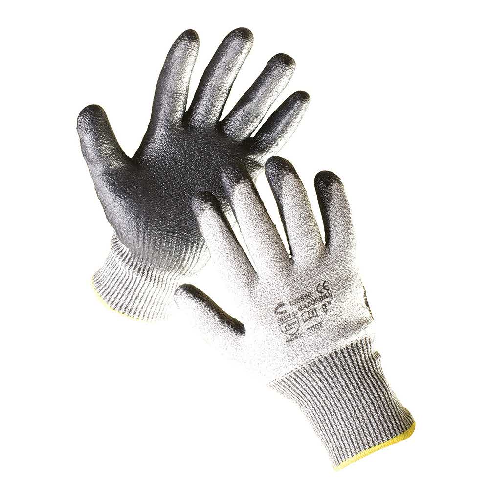 artykuły BHP 4 alibiuro.pl Rękawice Razorbill montażowe wł. szklane nylon spandex nitryl rozm. 8 srebrne 55