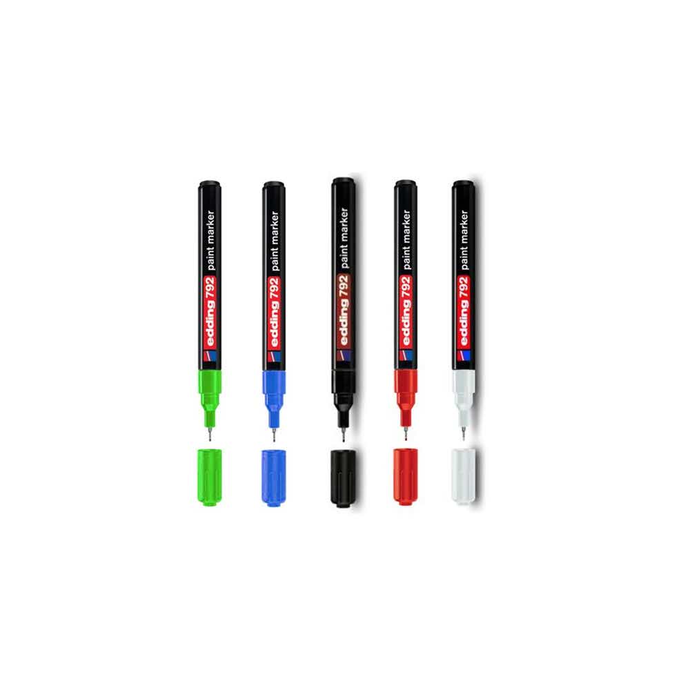 artykuły biurowe 1 alibiuro.pl Marker lakierowy olejowy 792 z końc. 0 8mm Edding srebrny 54