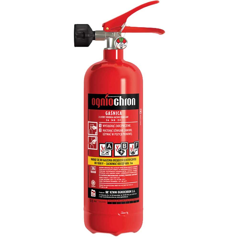 artykuły biurowe 2 alibiuro.pl GAŚNICA PIANOWA GASTRONOMICZNA 2 L OGWG 2XABF 18