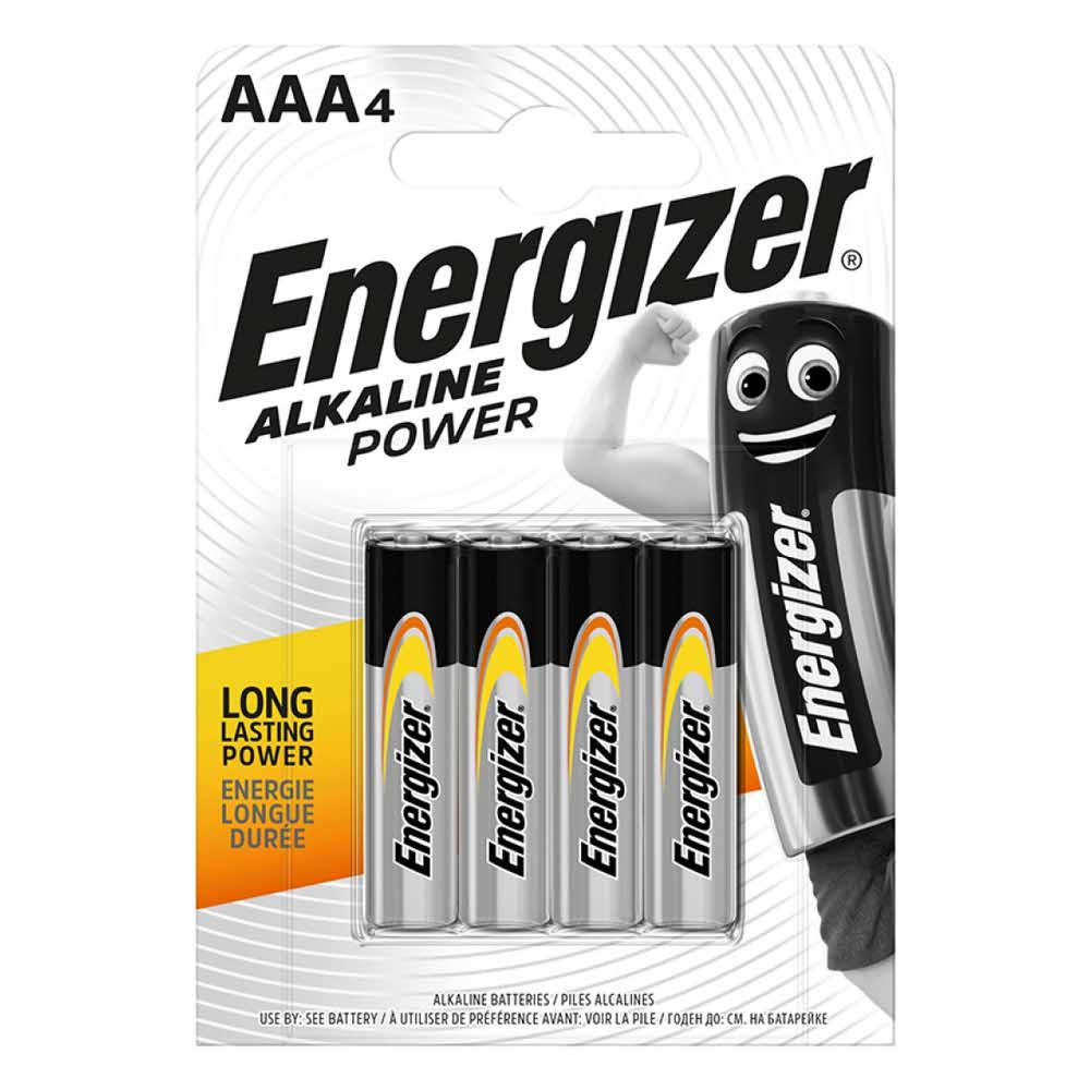 artykuły biurowe 4 alibiuro.pl Bateria ENERGIZER Alkaline Power AAA LR03 1 5V 4szt. 54