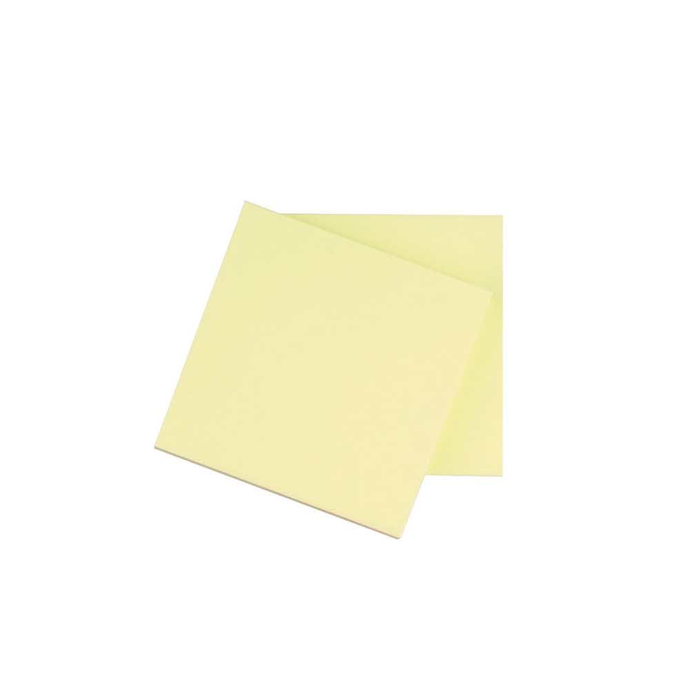 artykuły biurowe 4 alibiuro.pl Bloczek samoprzylepny Q CONNECT 76x76mm 1x100 kart. jasnożółty 26