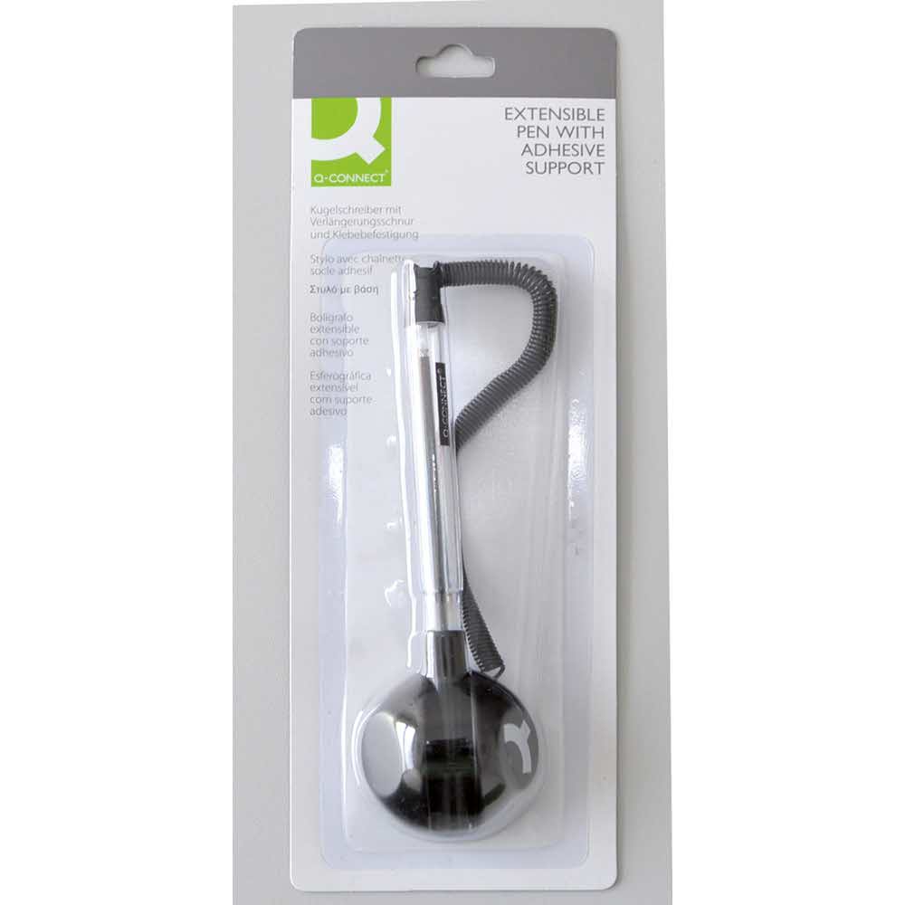 artykuły biurowe 4 alibiuro.pl Długopis na sprężynce Q CONNECT 0 7mm niebieski 8