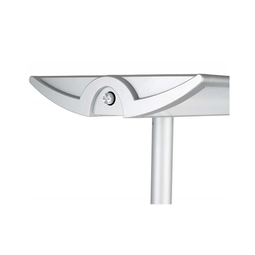 artykuły biurowe 4 alibiuro.pl Energooszczędna lampa podłogowa MAULcentauri 4x55W ze ściemniaczem srebrna 16