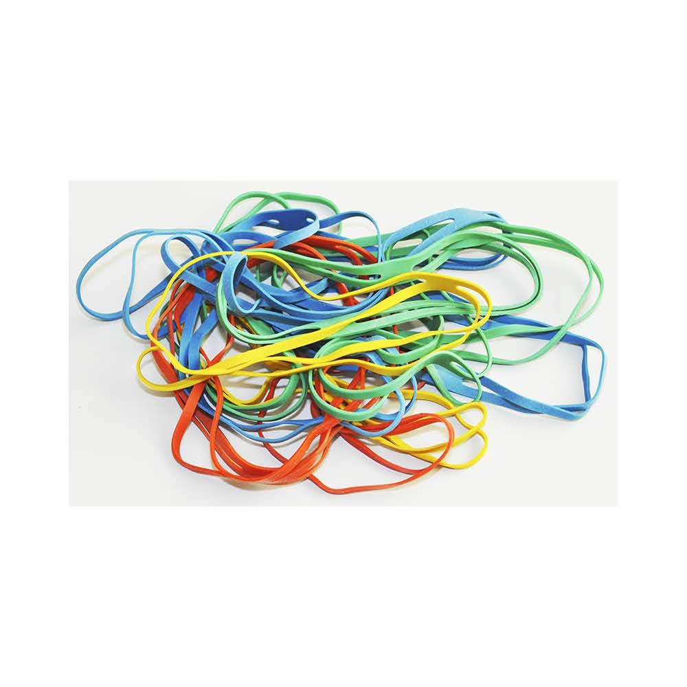 artykuły biurowe 4 alibiuro.pl Gumki krzyżowe Q CONNECT 0 1kg średnica 100mm mix kolorów 30