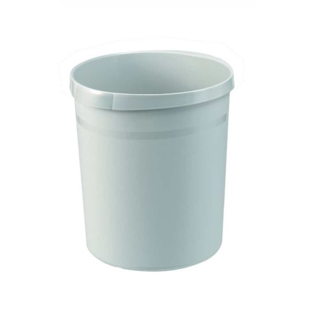 artykuły biurowe 4 alibiuro.pl Kosz na śmieci HAN Grip PP 18l szary 75