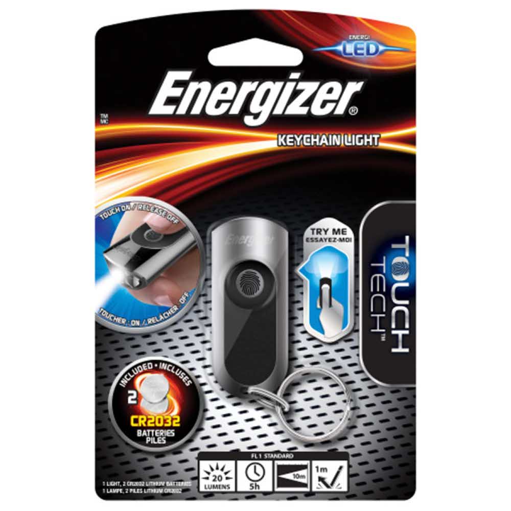 artykuły biurowe 4 alibiuro.pl Latarka ENERGIZER Keychain Led 2szt. baterii CR2032 srebrna 39