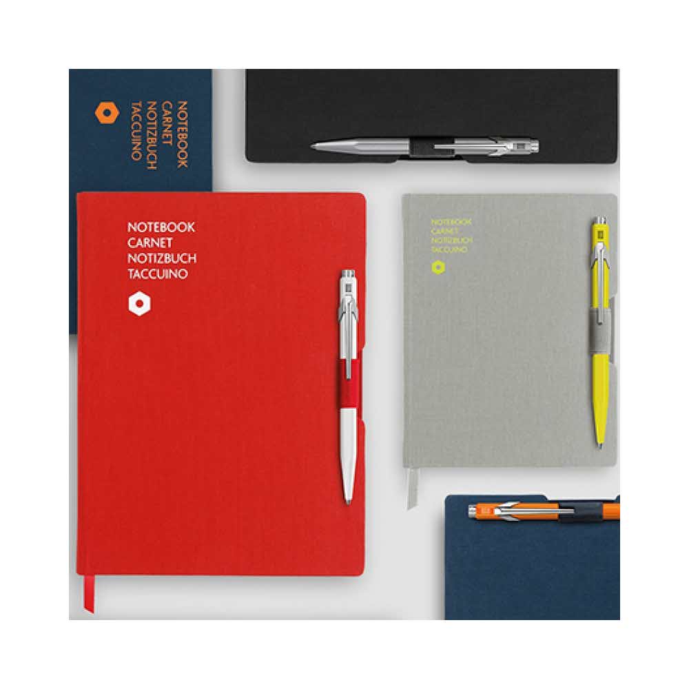 artykuły biurowe 4 alibiuro.pl Notatnik CARAN D Inch ACHE Office A5 192 kart. szary 94