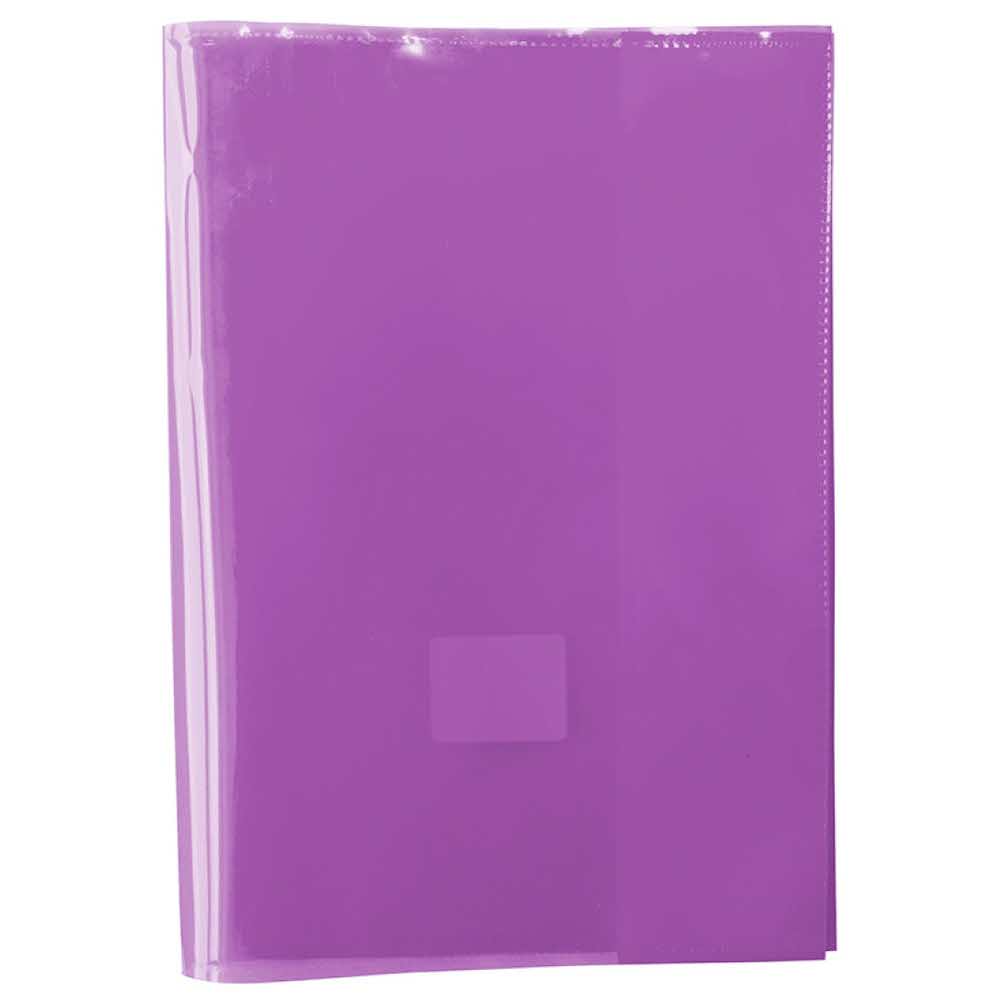 artykuły biurowe 4 alibiuro.pl Okładka na zeszyt GIMBOO krystaliczna A5 150mikr. fioletowa 10