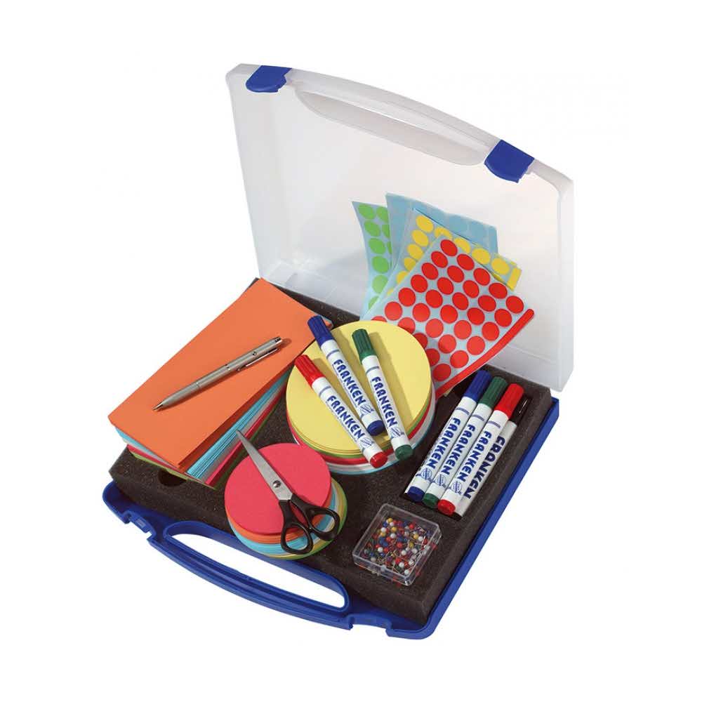 artykuły biurowe 4 alibiuro.pl Plastikowa walizka FRANKEN z akcesoriami 53