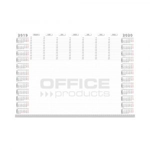 artykuły biurowe 4 alibiuro.pl Podkładka na biurko OFFICE PRODUCTS planer 2019 2020 biuwar A2 52 ark. 89