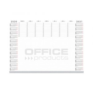 artykuły biurowe 4 alibiuro.pl Podkładka na biurko OFFICE PRODUCTS planer 2020 2021 biuwar A2 52 ark. 25