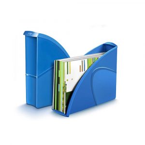 artykuły biurowe 4 alibiuro.pl Pojemnik na dokumenty CEPPro Gloss polistyren niebieski 43