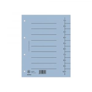 artykuły biurowe 4 alibiuro.pl Przekładka DONAU karton A4 235x300mm 1 10 1 karta niebieska 70