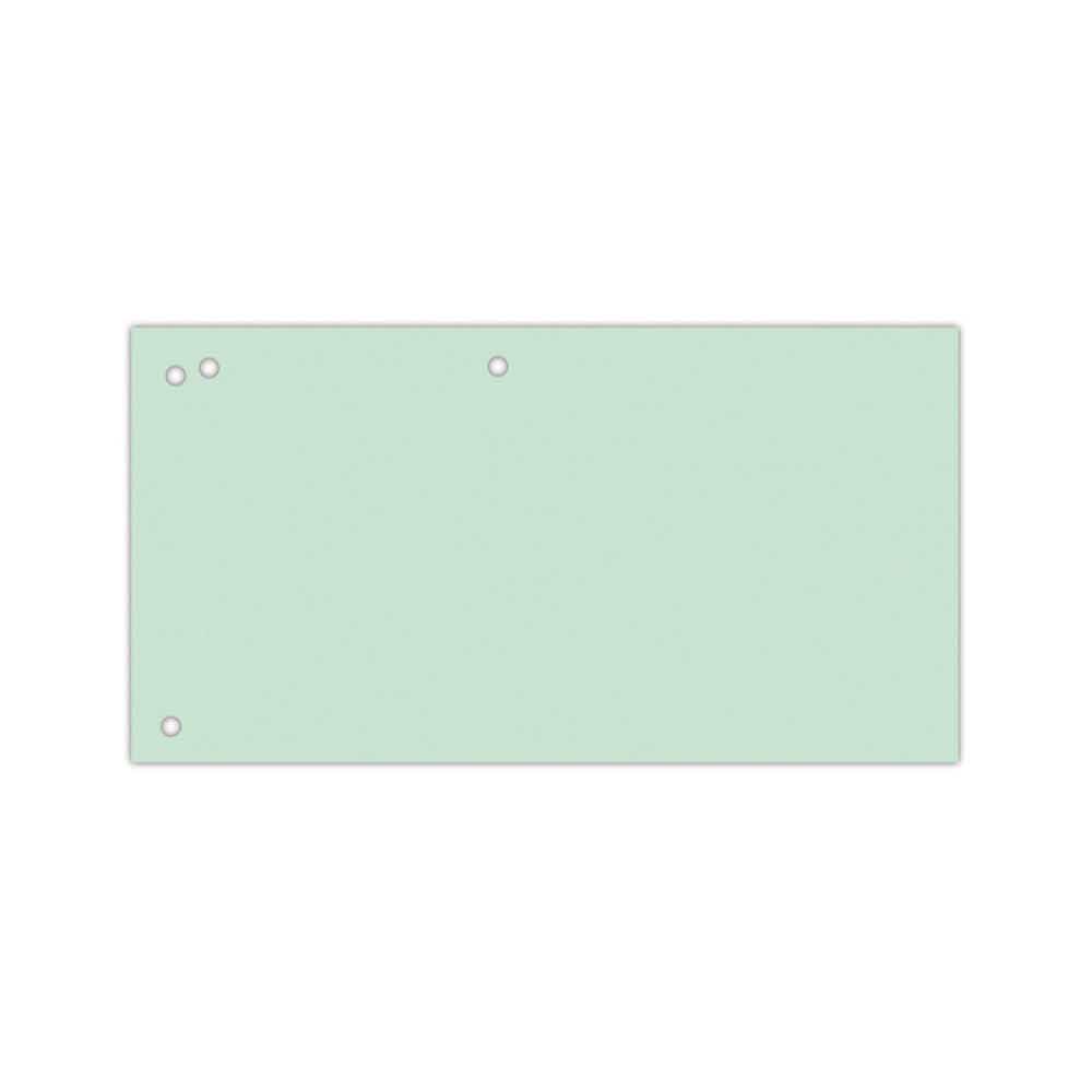 artykuły biurowe 4 alibiuro.pl Przekładki OFFICE PRODUCTS karton 1 3 A4 240x105mm 100szt. zielone 91