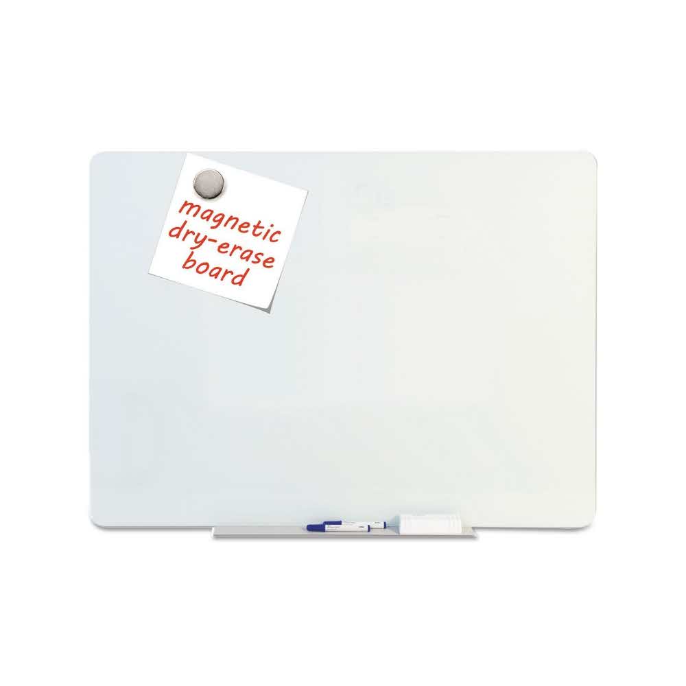 artykuły biurowe 4 alibiuro.pl Tablica suchoś. magn. BI OFFICE 90x60cm szklana biała 57
