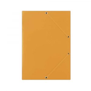 artykuły biurowe 4 alibiuro.pl Teczka z gumką DONAU karton A4 400gsm 3 skrz. pomarańczowa 13