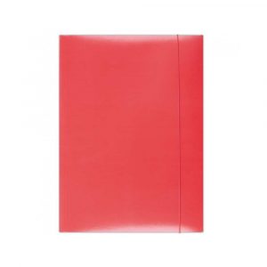 artykuły biurowe 4 alibiuro.pl Teczka z gumką OFFICE PRODUCTS karton lakier A4 350gsm 3 skrz. czerwona 28