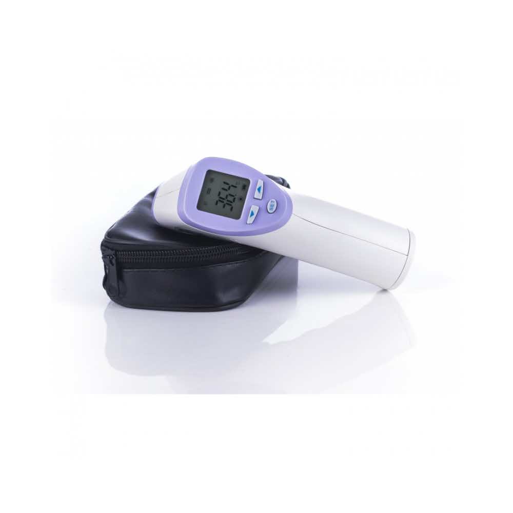 artykuły biurowe 4 alibiuro.pl Termometr bezdotykowy GESS BK8005 na podczerwień 60x60x180mm biały 80