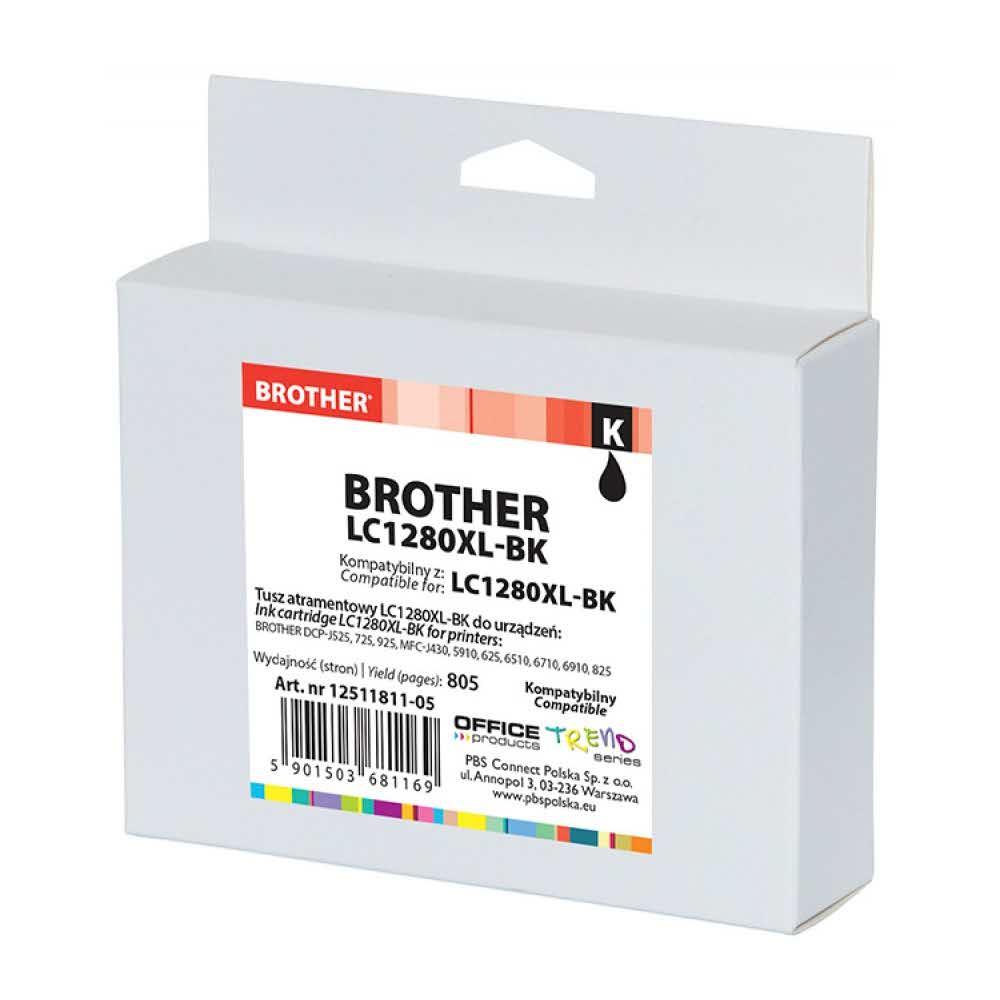 artykuły biurowe 4 alibiuro.pl Tusz OP K Brother LC1280XL BK do MFC J5910DW black 71