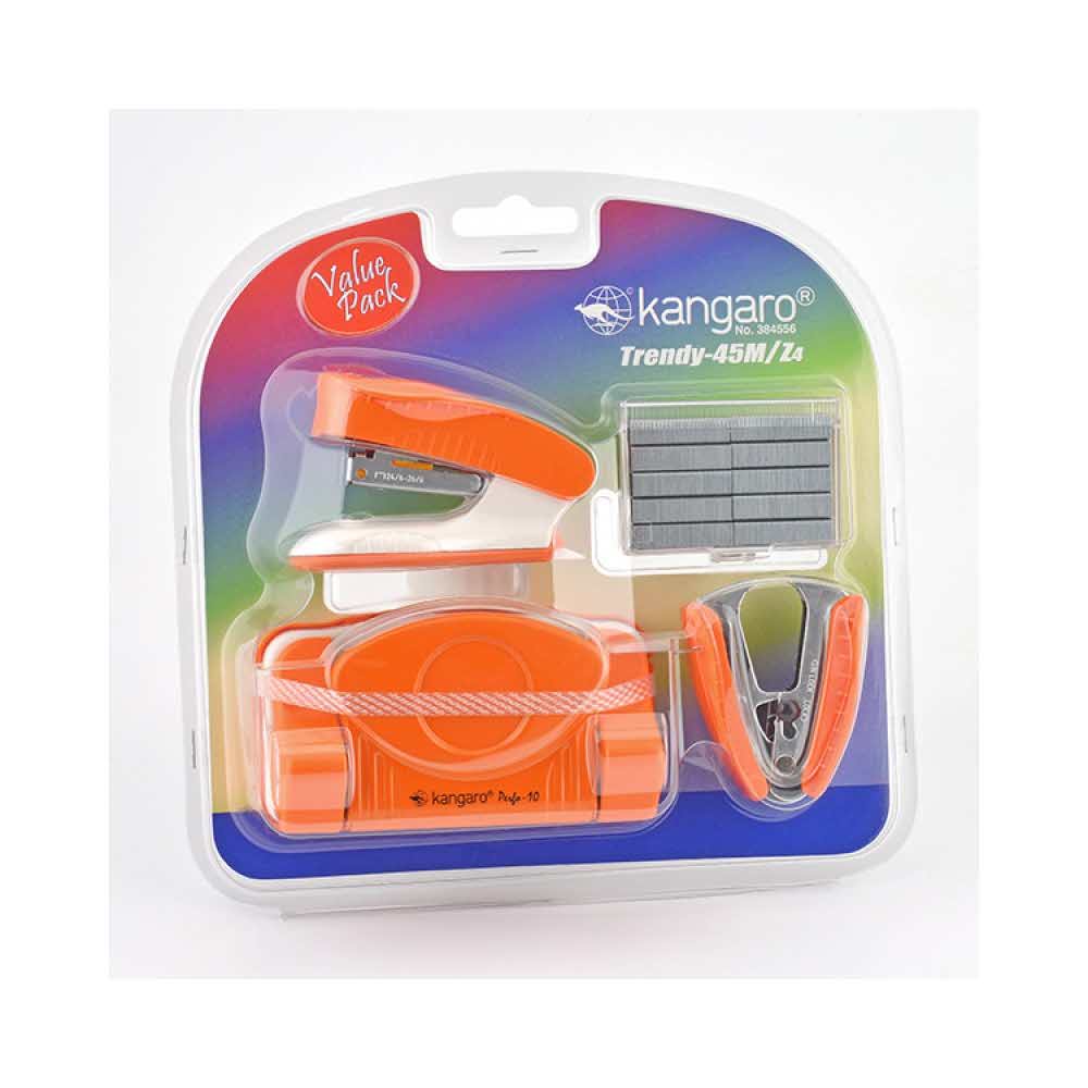 artykuły biurowe 4 alibiuro.pl Zestaw KANGARO Trendy 45M Z4 4w1 blister pomarańczowy 91