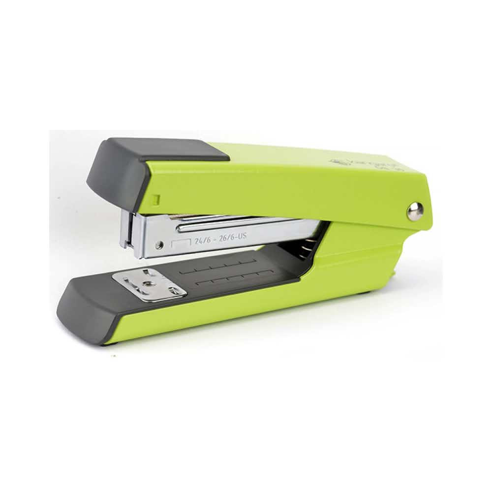 artykuły biurowe 4 alibiuro.pl Zszywacz KANGARO DS 35 zszywa do 30 kartek metalowy w pudełku PP zielony 98