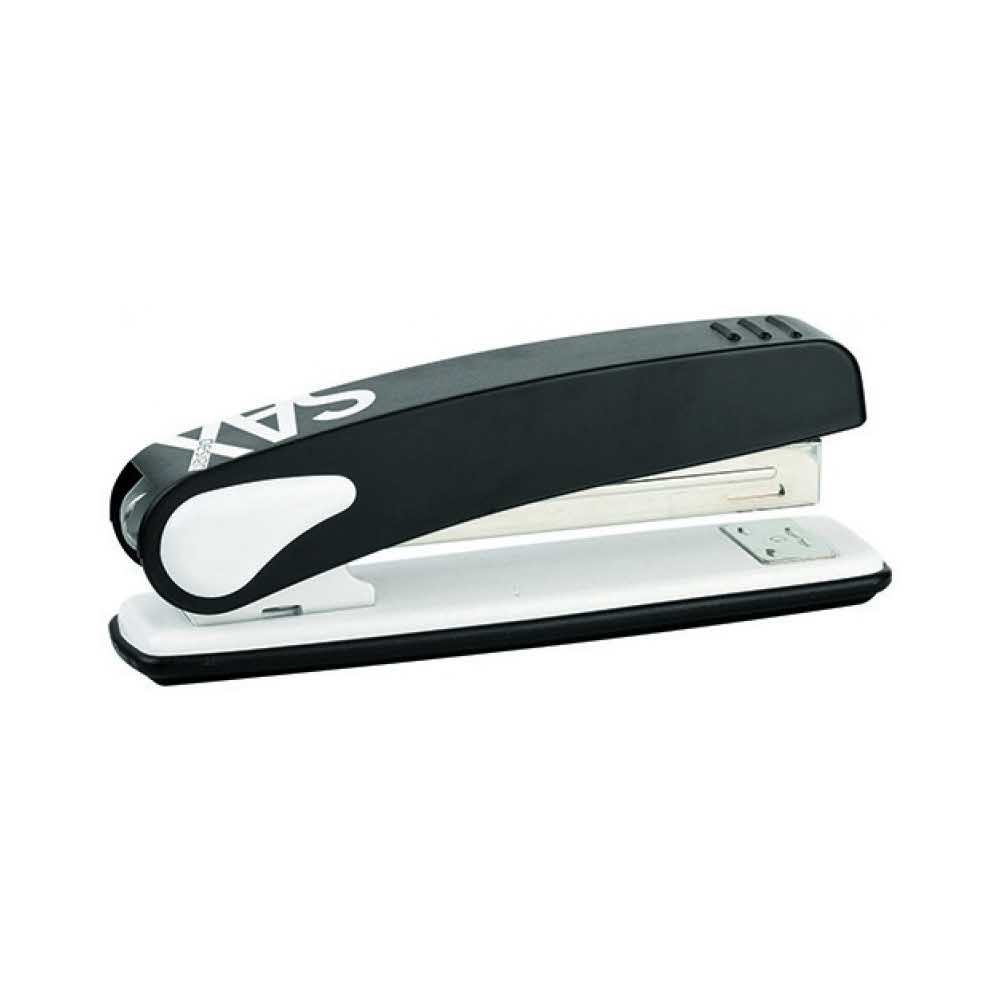 artykuły biurowe 4 alibiuro.pl Zszywacz SAXDesign 249 paperbox zszywa do 25 kartek czarny 32