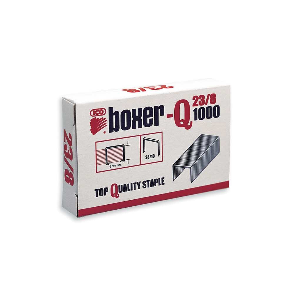 artykuły biurowe 4 alibiuro.pl Zszywki ICO Boxer 23 8 galwanizowane 1000szt. 69