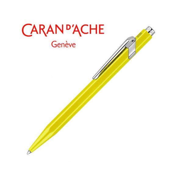 artykuły piśmiennicze 4 alibiuro.pl Długopis CARAN D Inch ACHE 849 Line Fluo M żółty 8
