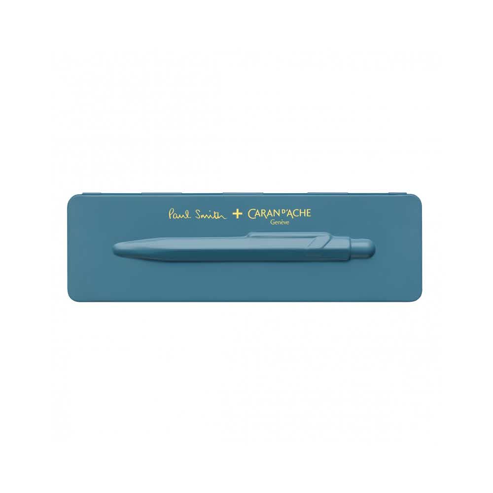 artykuły piśmiennicze 4 alibiuro.pl Długopis CARAN D Inch ACHE 849 Paul Smith 3 Petrol Blue M w pudełku niebieski 22