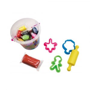 artykuły plastyczne 4 alibiuro.pl Modelina KEYROAD 10szt. z foremkami i wałkiem mix kolorów 32