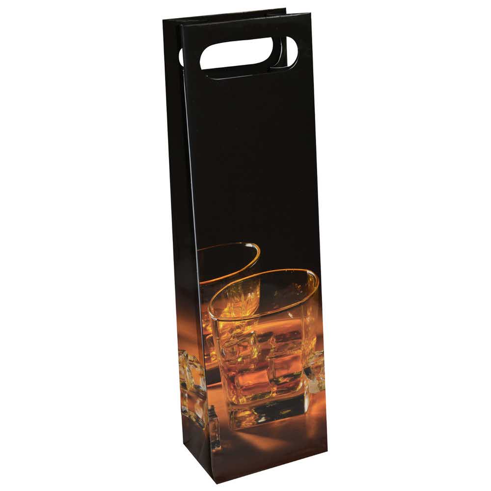 artykuły plastyczne 4 alibiuro.pl Torebka na alkohol OFFICE PRODUCTS laminowana 12x8x41 5cm z rączką mix wzorów 24