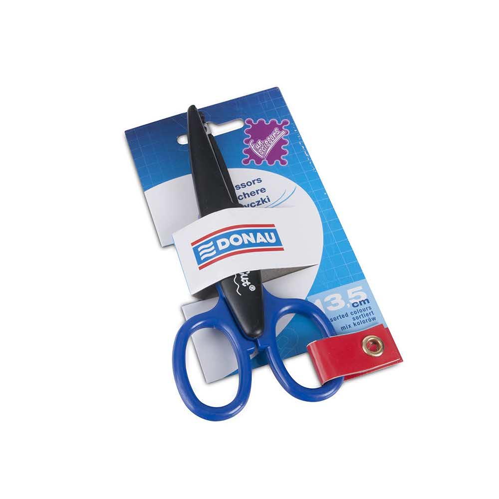 artykuły szkolne 4 alibiuro.pl Nożyczki dekoracyjne DONAU 13 5cm mix kolorów 29