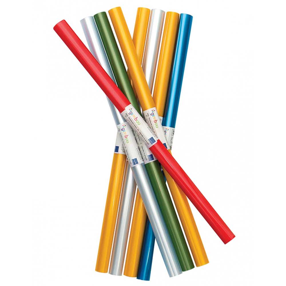 artykuły szkolne 4 alibiuro.pl Okładka na książki GIMBOO w rolce PP 65mikr. 40x180cm mix kolorów 1