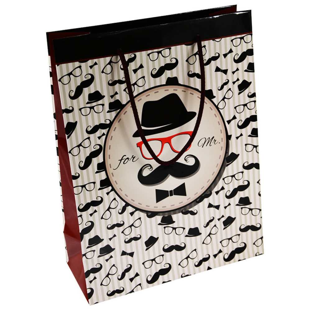 artykuły szkolne 4 alibiuro.pl Torebka na prezenty OFFICE PRODUCTS laminowana 24x10x32cm całoroczna mix wzorów 38