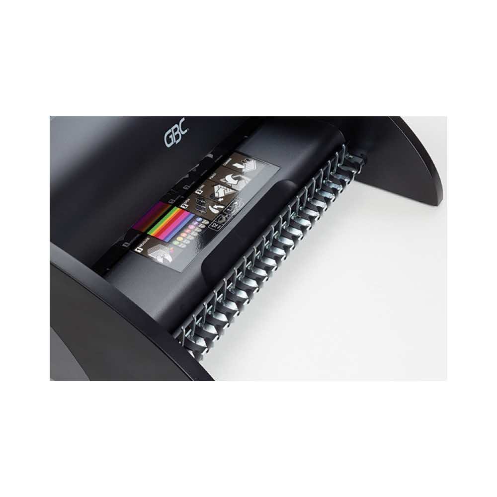 bindownica grzbietowa 4 alibiuro.pl Bindownica GBC CombBind C110 A4 A3 pion. czarna 16