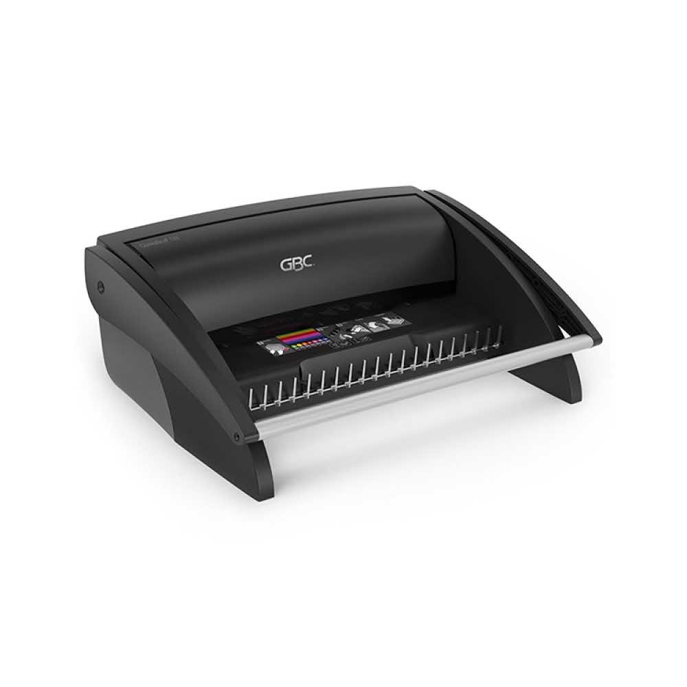 bindownica grzbietowa 4 alibiuro.pl Bindownica GBC CombBind C110 A4 A3 pion. czarna 60