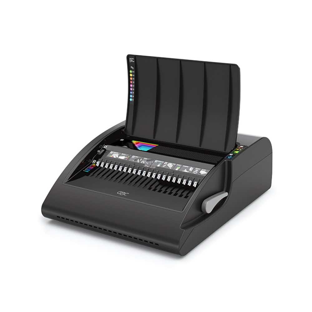 bindownice grzbietowe 4 alibiuro.pl Bindownica elektryczna GBC CombBind C210E A5 A4 A3 pion. czarna 28