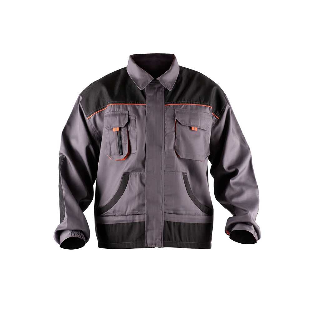 bluzy 4 alibiuro.pl Kurtka ekon. Jack BE 01 002 bawełna poliester rozm. 62 szaro pomarańczowy 93