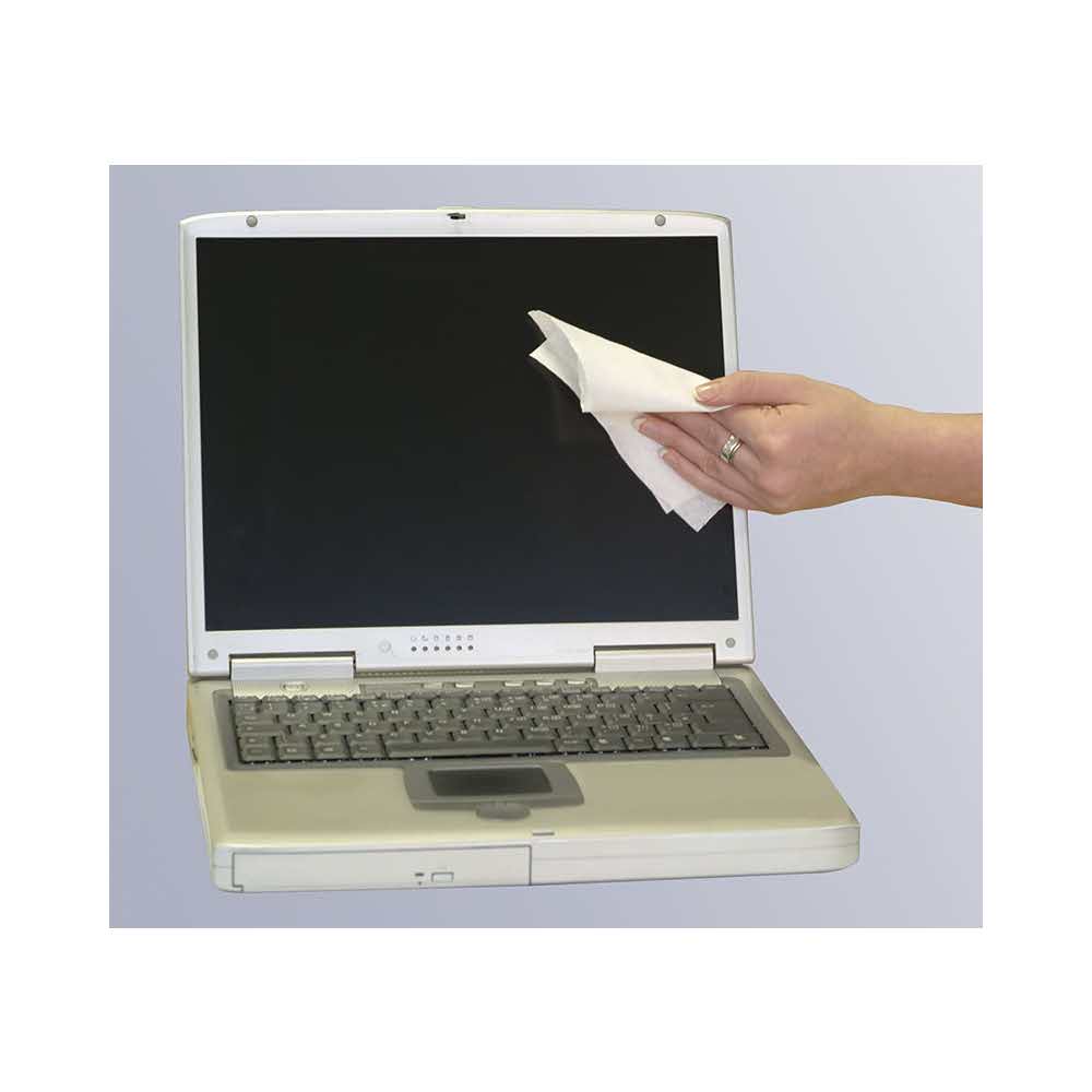 chusteczki czyszczące do komputera 4 alibiuro.pl Ściereczki do czyszczenia ekranów Q CONNECT tuba 100szt. 30