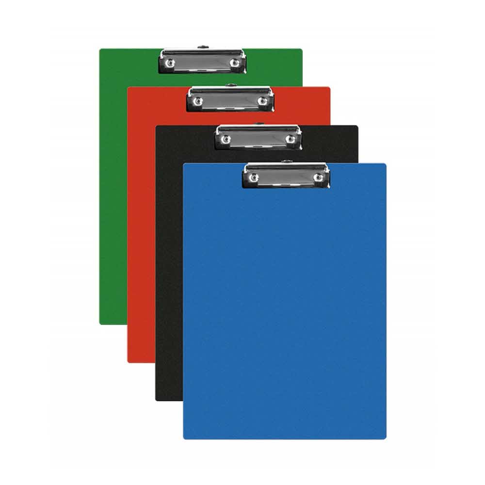 clipboardy 4 alibiuro.pl Clipboard Q CONNECT deska PVC A5 mix kolorów 16