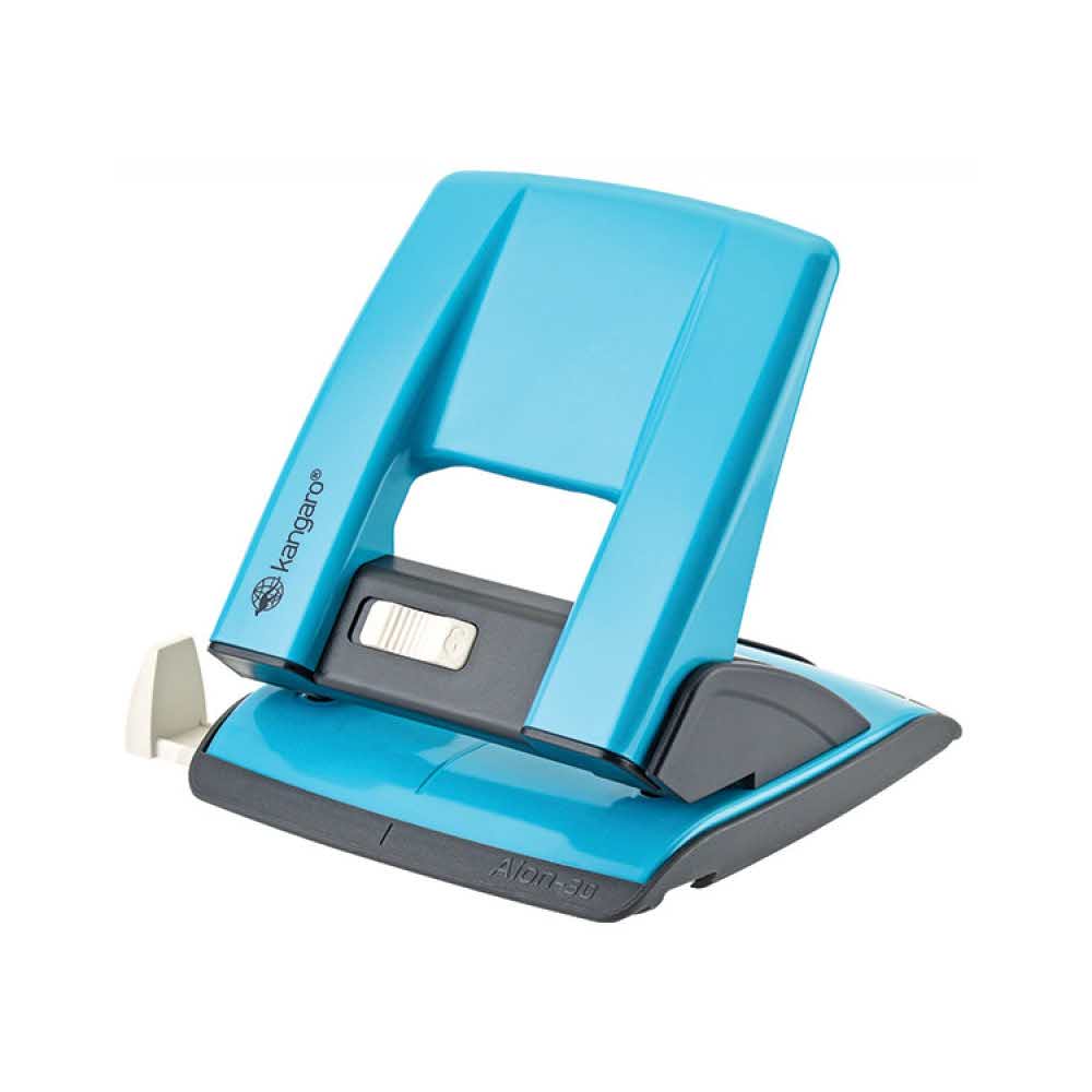 dziurkacz biurowy 4 alibiuro.pl Dziurkacz KANGARO Aion 30 dziurkuje do 30 kartek metalowy turkusowy 0