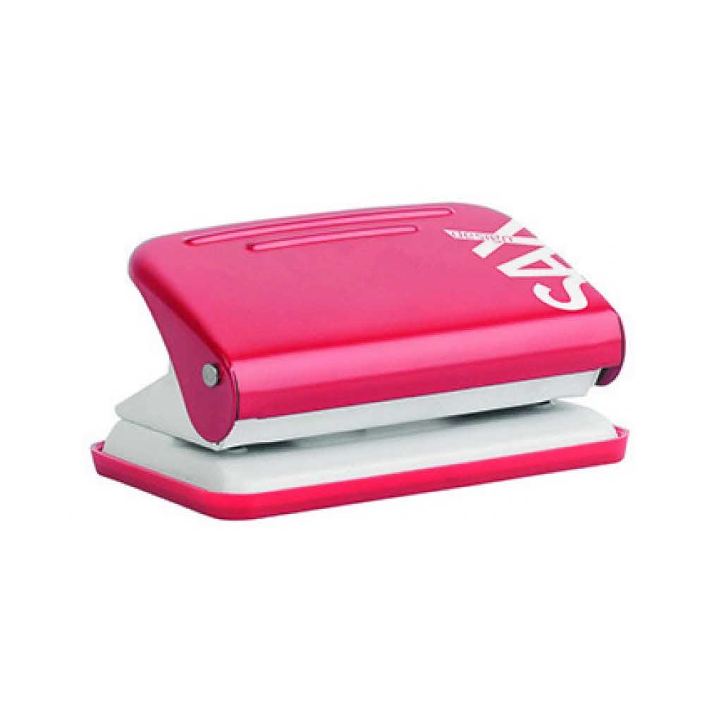 dziurkacz biurowy 4 alibiuro.pl Dziurkacz SAXDesign 218 paperbox dziurkuje do 12 kartek czerwony 83