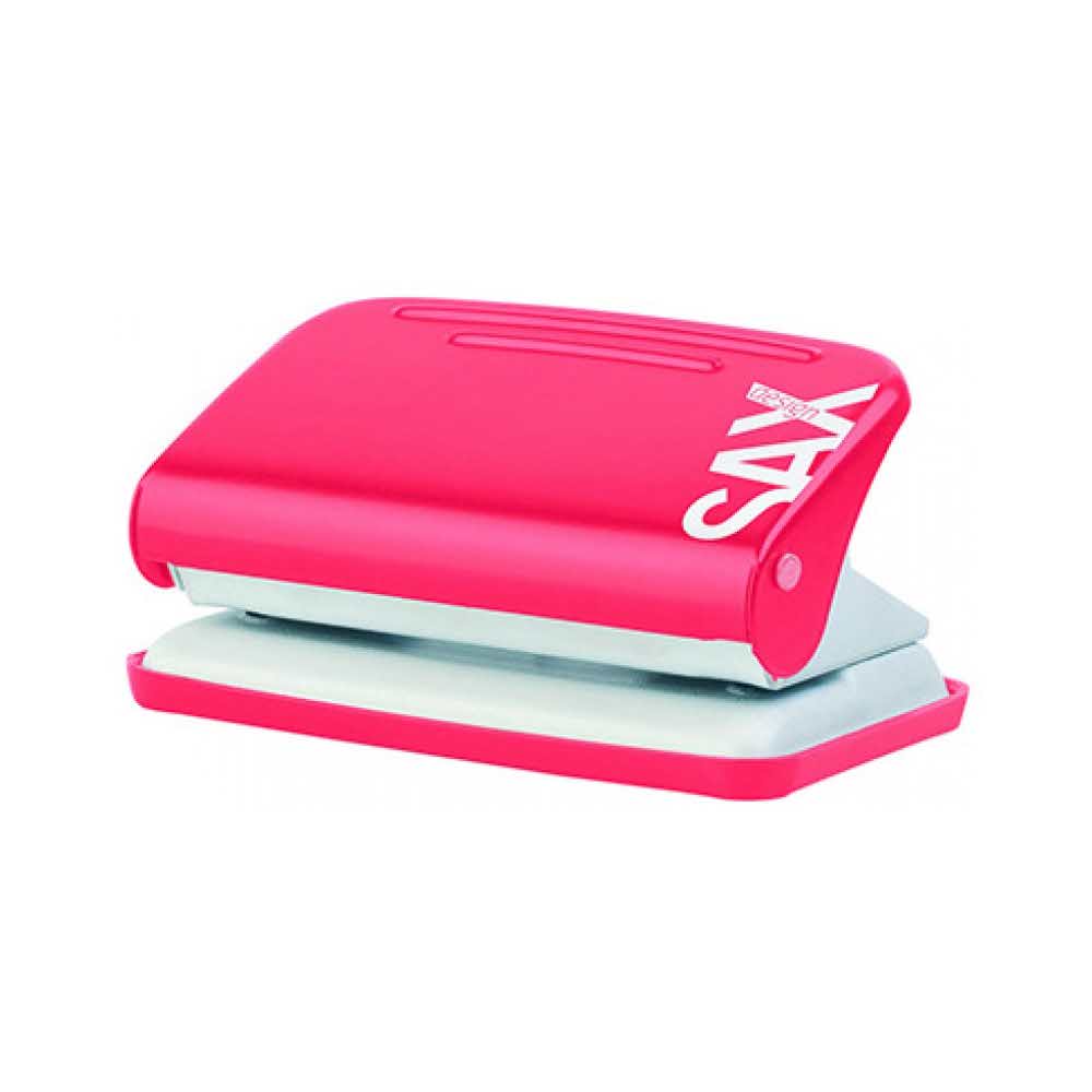 dziurkacz na biurko 4 alibiuro.pl Dziurkacz SAXDesign 218 paperbox dziurkuje do 12 kartek czerwony 96